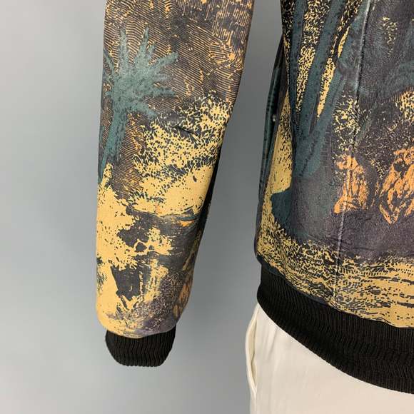 ETRO Multi-Color Print Polyester Blend Bomber Jacket - Picture 5 of 8